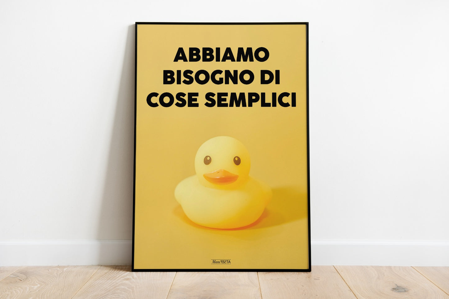 Abbiamo bisogno di cose semplici